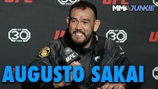 Augusto Sakai Relieved To Snap 4Fight Losing Skid With Crucial Win  UFC Fight Night 220 [upl. by Erehc]