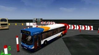 mm2 遊車河 884 Stagecoach MAN 18220 ALX300 Body in Driver Test City [upl. by Sidoon509]