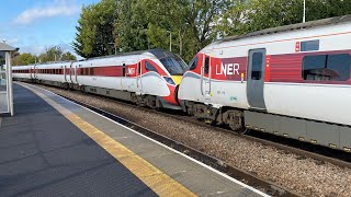 LNER 1A31 Leeds to London Kings Cross amp Grand central 1B93 to Sunderland Lea Road 12102024 [upl. by Yllut]