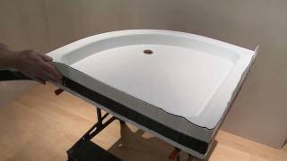 Installing a Shower tray using Bellseal Fix N Seal [upl. by Fillander]