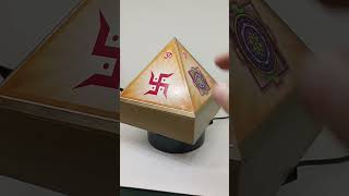 Pyramid Wooden Cash Box and Crystals Box Keep Cash in it to increase income vastupyramid vastu [upl. by Ellecrag]