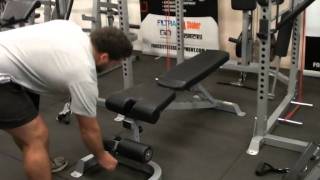 FFID  Force USA Flat to Incline  Decline Bench [upl. by Notsej]