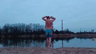 28122023 Warszawa Jezioro Czerniakowskie Temp 5°C Water 25°C Wind 5ms morsowanie ASMR [upl. by Sams]