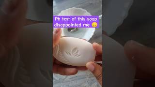 how does this soaps ph test 😨 worked  😞 shorts ownvoice skincare phtest trending shortsfeed [upl. by Eenahc43]