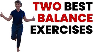 The 2 BEST BALANCE Exercises for Seniors and Beginners [upl. by Staci147]