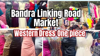 Bandra Linking Road market  One piece M to 4XL Size  Trending Western One piece  bodycon dress [upl. by Yanad]