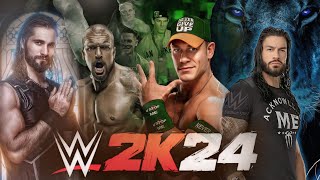 SETH ROLLINS  TRIPLE H VS JHON CENA amp ROMAN REIGNS WWE 2K24 GAMEPLAY VIDEO PART 2 [upl. by Atnwahsal876]