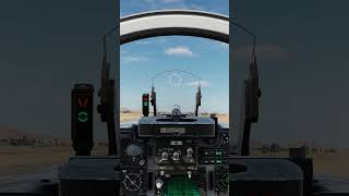 Landing from the Cockpit DCS F5E Tiger II Remastered dcs dcsworld dcsworldgameplay shorts [upl. by Enilatan527]