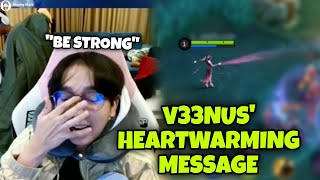 OHMYV33NUS HEARTWARMING MESSAGE TO ZHUXIN NEW HERO [upl. by Bluh]