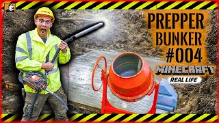 PREPPER BUNKER 004  BETON MISCHEN und GIEßEN  Fundament selber bauen [upl. by Evangelist]