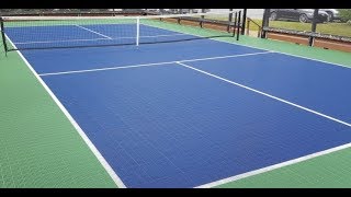 How to paint pickleball lines [upl. by Aziar264]