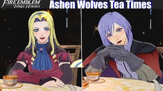 FE3H Ashen Wolves Tea Times Perfect Answers  Fire Emblem Three Houses Cindered Shadows [upl. by Deehan673]