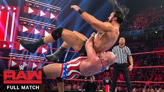 FULL MATCH  Kurt Angle vs Drew McIntyre Raw Nov 5 2018 [upl. by Placia]