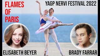 YAGP Future of Dance Gala at Nervi Festival  Elisabeth Beyer and Brady Farrar  Flames of Paris [upl. by Aenel]