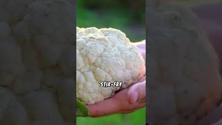 Cauliflower curry leaves fry 🍃 shorts asmr food cauliflower [upl. by Suhcnip]