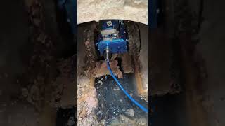 Man searching in gutter robotic shortsvideo [upl. by Nyliram]