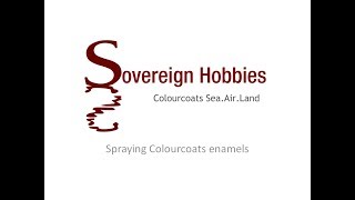 Spraying Sovereign Hobbies Colourcoats enamels [upl. by Demona]