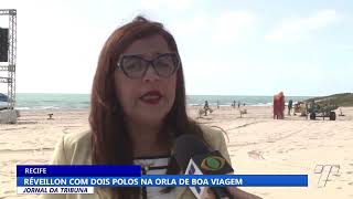 RECIFE Réveillon com dois polos na orla de Boa Viagem [upl. by Ernestus]