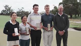 Connor McDade  Mens Amateur Champion at 2022 Sandbelt Invitational [upl. by Bedad]