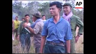 Cambodia  Khmer Rouge guerrillas defect [upl. by Nared]