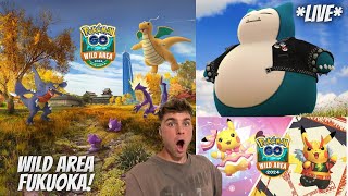 ✨ EARLY Wild Area Event in Pokemon Go Shiny Costume Snorlax Hunt and More✨ In Person Event [upl. by Sall]