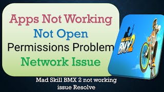 How to Fix Mad Skill BMX2 App Not Working [upl. by Ilellan172]