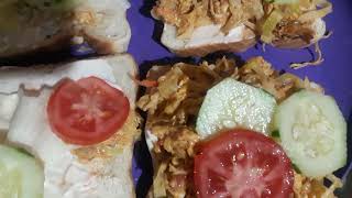 SANWICH CON TOMATE yPEPINO SALVADOREÑO SALUDABLE [upl. by Nerrad969]