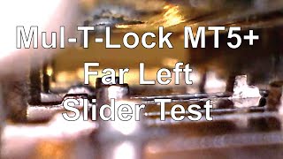 06 MulTLock MT5 far left slider test [upl. by Cahn210]