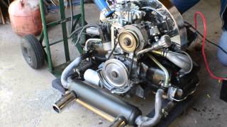 1776cc AirCooled VW Motor with straight cut gears and big valve heads [upl. by Moises750]