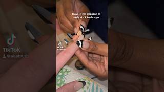 ISOLATED CHROME NAIL ART TUTORIAL shorts nailartdesigns nailart [upl. by Barris]