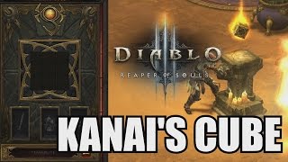 D3 Reaper of Souls  Crafting Corner Materials Consolidation and Kanais Cube Patch 230 [upl. by Mairym]