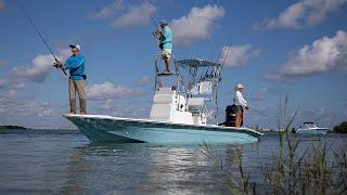 Shallow Sport 24 MOD V  Modified V Merges with a Tunnel Hull  Florida Sportsman [upl. by Ellingston69]