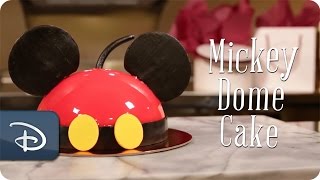 DIY HowTo Make Mickey Dome Cake at Amorette’s Patisserie  Disney Springs [upl. by Byran]