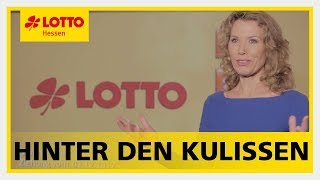 Die LOTTOSendung hinter den Kulissen  mit Franziska Reichenbacher [upl. by Rodmun]