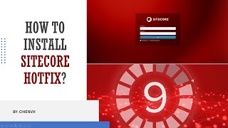 How to Install Sitecore Hotfix Package  Sitecore 9 Tutorials [upl. by Domela]