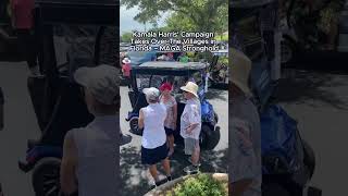 BREAKING Kamala Harris Campaign Takes Over The Villages in Florida – MAGA Stronghold Flips [upl. by Arimahs]