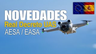 NOVEDADES REAL DECRETO UAS ZONAS CTR [upl. by Ecertal]