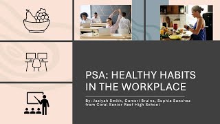 FBLA PSA 20242025 healthy habits in the workplace video fbla [upl. by Hasen837]