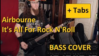 Airbourne  Its All For Rock N Roll  Bass Cover  Tabs Epiphone RockBass [upl. by Germano]