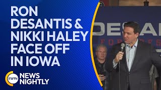 Ron DeSantis amp Nikki Haley Face Off in Iowa Presidential Debate  EWTN News Nightly [upl. by Crosse719]