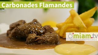 Comment faire des Carbonades Flamandes  Bière Brune  Recette Facile et Délicieuse 😍 [upl. by Sashenka579]