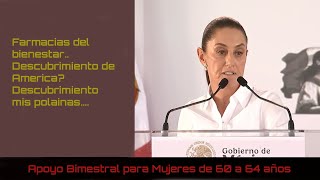 Resumen Apoyo Bimestral para Mujeres de 60 a 64 años Presidenta Claudia Sheinbaum Pardo [upl. by Higgs]