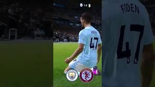 Phil Foden Goal vs Aston Villa [upl. by Elraet]