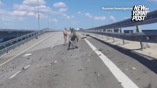 Ukraine takes responsibility for deadly attack on key Crimean bridge [upl. by Gothard]