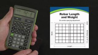 ConcreteCalc Pro Rebar Calculations How To [upl. by Asirral]