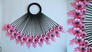 Paper Wall Hanging  Easy Wall Decoration Ideas  Paper craft DIY wall Decor [upl. by Neitsabes]