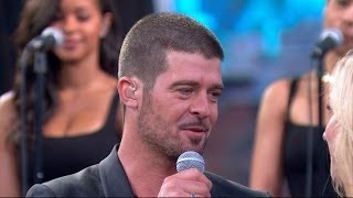 Robin Thicke on New Album Wooing Paula [upl. by Anan]