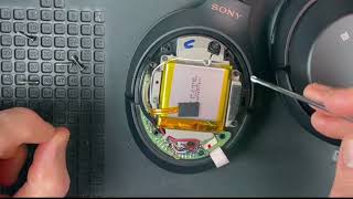 Sony WH1000XM3 Broken Speaker Repair Walkthrough [upl. by Middleton]