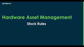 Using Stock Rules for inventory control [upl. by Kirschner]