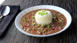 Red Beans and Rice  CreoleStyle Spicy Red Beans amp Rice Recipe [upl. by Ellenehc831]